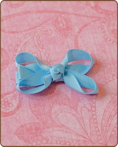 Baby Bow Blue Mist
