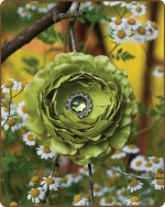 Ruffled Ranunculus Flower Clippie Artichoke