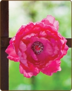 Peony Flower Clippie Hot Pink