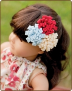 Felt Clippie - Red/Blue/Yellow Mini