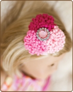 Felt Clippie - Shades of Pink