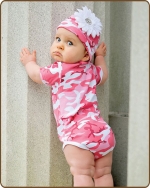 Pink Camo Bodysuit