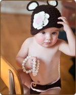Bear Hat/Diaper Combo