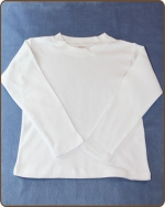 White Long Sleeve Boys Tshirt