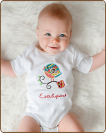 Little Bird White Bodysuit