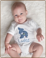 Whale  White Bodysuit
