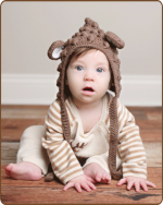 Brown Bubble Hat