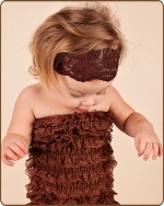 Brown Lace Headband