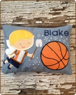 Blue Boy Tooth Fairy Pillow