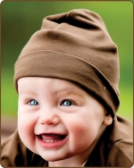 Brown Knit Beanie