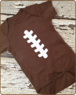 Football Brown  Bodysuit