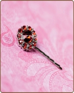 Lauren Bobby Pin in Red
