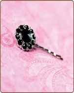 Lauren Bobby Pin in Black