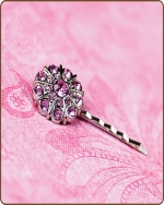 Emma Bobby Pin in Light Pink