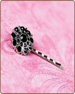 Emma Bobby Pin in Black