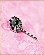 Emma Bobby Pin in Brown Smoke