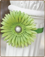Artichoke Flower Fold Over Elastic Headband