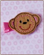 Brown Bear Felt Clippie