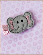 Elephant Felt Clippie