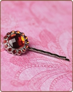 Kayli Bobby Pin in Red