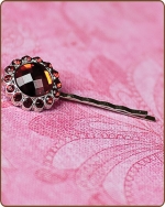 Kayli Bobby Pin in Ruby Red