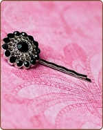 Chloe Bobby Pin in Black