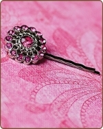 Chloe Bobby Pin in Hot Pink