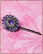 Chloe Bobby Pin in Purple