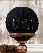 Crochet Beanie Black