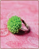 Madeline Ring in Artichoke