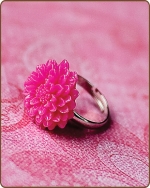 Madeline Ring in Hot Pink