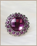 Kayli Filigree Ring in Pink