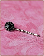 Ittybitty Lauren Bobby Pin in Black