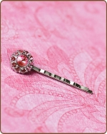 Ittybitty Lauren Bobby Pin in Lt. Pink