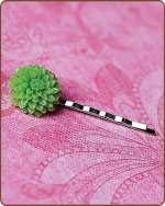 Madeline Bobby Pin in Artichoke