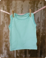 Blue Sleeveless Tshirt