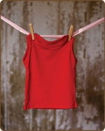 Red Sleeveless Tshirt