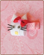Ribbon Sculpture Clippie Kitty