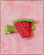 Ribbon Sculpture Clippie Watermelon