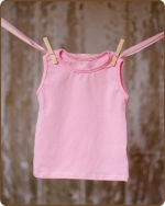 Lt Pink Sleeveless Tshirt