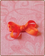 Baby Bow Orange