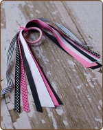 Pony O Streamer Hot Pink Ladybug