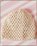 Crochet Waffle Beanie Cream