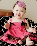 Brown Ruffle Outfit