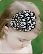 Natural Pheasant Feather Headband